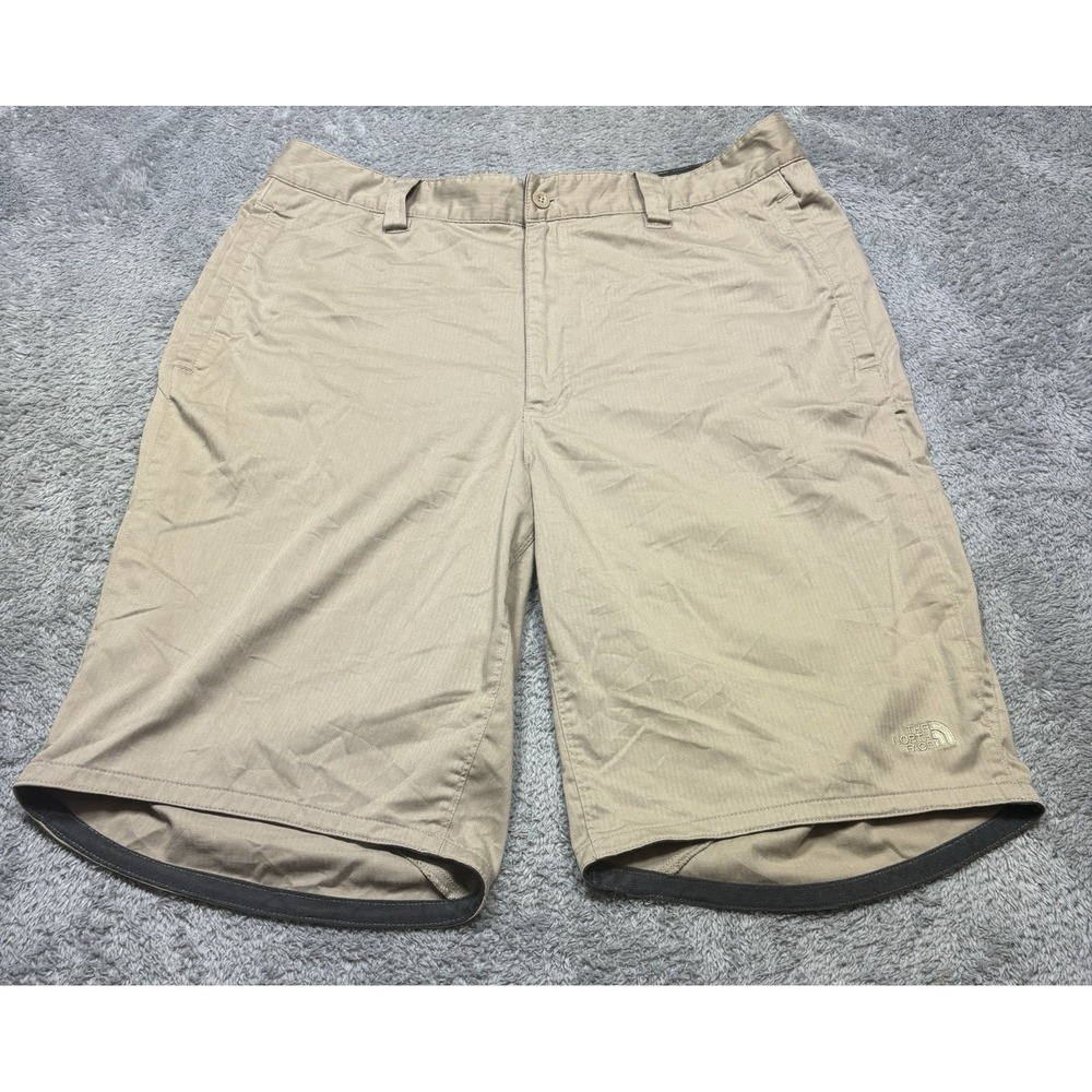 The North Face Shorts Men's 36X11 Beige Organic Cotton‎ Outdoor Pockets Utility